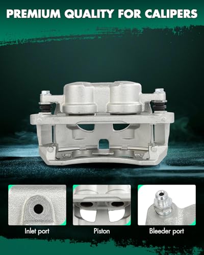 SCITOO - Front Left Brake Caliper Assembly w/Bracket For Dodge,For Ram - size: Front Driver[18B5173]