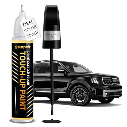 Ebony Black EB Touch up Paint for KIA Car Scratch Remover Pen - color: Ebony Black (EB)