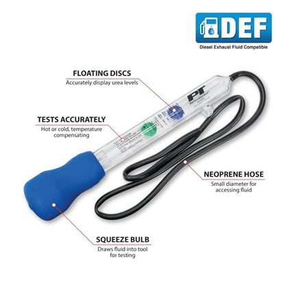Performance Tool W16500 Professional DEF Tester (Disc Type DEF, Diesel Exhaust Fluid tester)