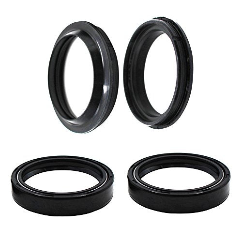 Road Passion 40x52x10mm Front Fork Oil Seal and Dust Seal Kit for Aprilia Scarabeo 400/500 2005-2007 /Red Rose 125 Custom 1995-1999 - color: Seal Kit