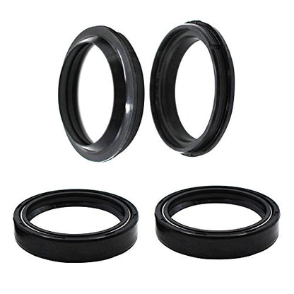 Road Passion 40x52x10mm Front Fork Oil Seal and Dust Seal Kit for Aprilia Scarabeo 400/500 2005-2007 /Red Rose 125 Custom 1995-1999 - color: Seal Kit