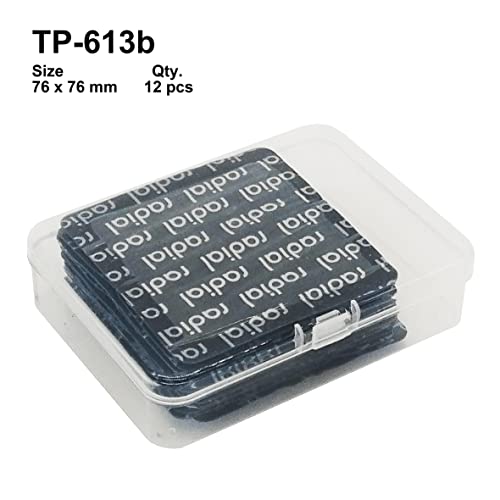 TP-613b Radial Tire Patch 3" x 3" (76 x 76 mm) 12 pcs - size: TP-613b