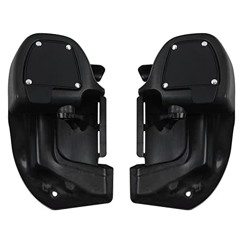 TCT-MOTORPARTS Lower Vented Fairings w/Glove Box Fits For Harley Touring Road King Electra Street Glide Ultra-Classic 1983-2013 - color: Red #2