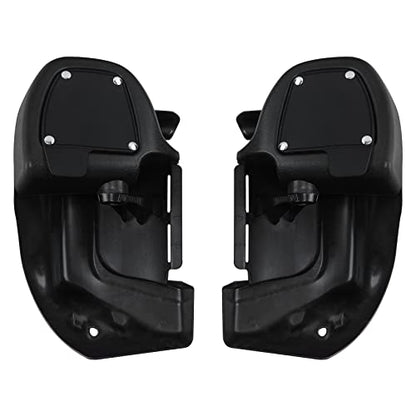 TCT-MOTORPARTS Lower Vented Fairings w/Glove Box Fits For Harley Touring Road King Electra Street Glide Ultra-Classic 1983-2013 - color: Red #2