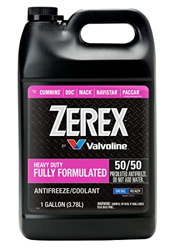 Zerex Fully Formulated Pink Heavy Duty 50/50 Ready-to-Use Antifreeze Coolant 1 Gallon - size: 1 Gallon