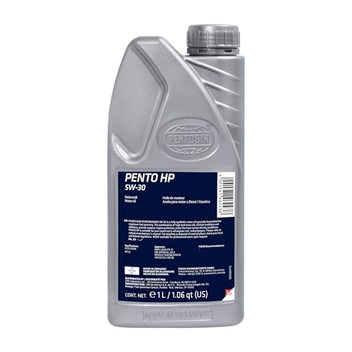 Pentosin 8043107 Pento High Performance 5W-30 Full Synthetic Fuel Economy Engine Oil; 1 Liter Bottle - style: 1058107-C