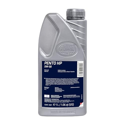 Pentosin 8043107 Pento High Performance 5W-30 Full Synthetic Fuel Economy Engine Oil; 1 Liter Bottle - style: 1058107-C