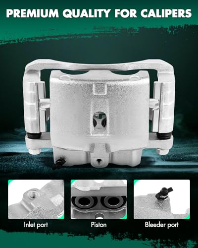 SCITOO - Front Right/Rear Left Brake Caliper For Cadillac,For Chevy,For GMC - size: Front Passenger[18-B4728]Silver