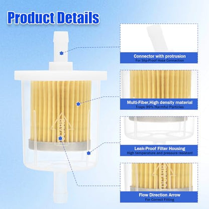 120-2235 Fuel Filter Replacement for Exmark and Toro Most Lawn Mowers