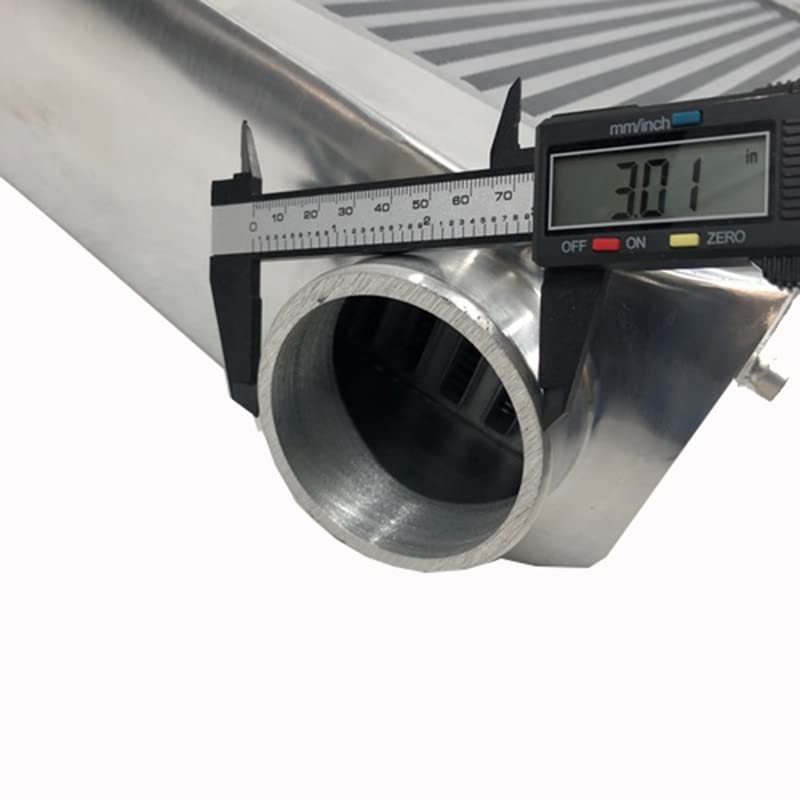 Aluminum Front Mount Turbo Racing Intercooler Overall Size 31x12x4" 3" Inlet/Outlet Universal