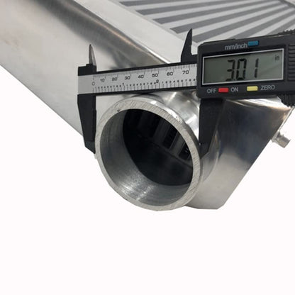 Aluminum Front Mount Turbo Racing Intercooler Overall Size 31x12x4" 3" Inlet/Outlet Universal