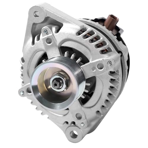 11390N Alternator Compatible with 2008-2012 Honda Accord, 2009-2014 Acura TSX L4 2.4L, 130Amp/12Volt Automotive Replace for: 104210-5890 31100-R40-A01 - size: 11390N