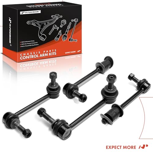 A-Premium Set of 4, Front & Rear Sway Bar Link Stabilizer Bar Link Kit