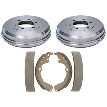 Detroit Axle - Rear Brake Kit for 2003-2008 Pontiac Vibe Matrix - size: 4PR4100001/Kit