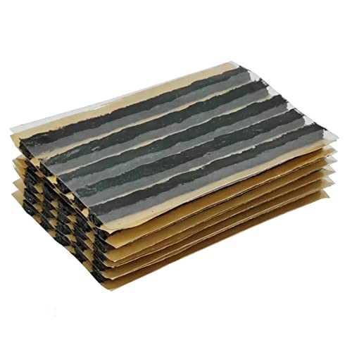 Durable Rubber Strings (1/4" x 4", Black 30pcs) Tire Repair Plug Strips Kit for Tubeless Tires, Fits Car, Motorcycle, Truck, RV, ATV(TS-160D30) - color: Black, size: 4“ x 0.24" 30 pcs