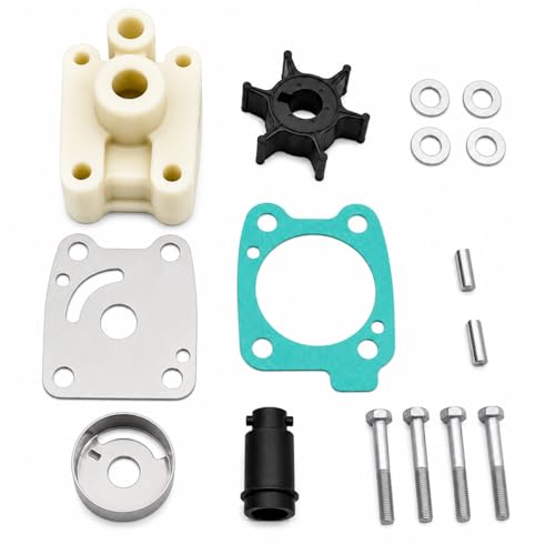 6EE-W0078-01 Outboard Water Pump Impeller Kit for Yamaha 4 5 6 HP - size: 4 5 6 HP