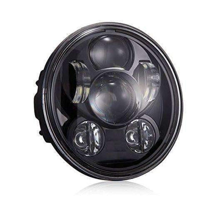 Eagle Lights 5.75 inch LED Motorcycle Headlight Kit for Honda VTX with Bracket and Hardware - Plug and Play (Black Generation III) fits 2002-2008 VTX 1800, VTX 1300 - color: Black Generation III