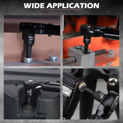 Hex Bit Impact Socket Set: 36-Piece with 4 Adapters, 1/4" 3/8" 1/2" Drive Master Allen Impact Socket Set, SAE and Metric, H5-H19 & 3/4"-5/64", Heavy Duty Storage Case, Automotive Mechanic - style: 36-Piece Hex Impact (SAE/Metric)