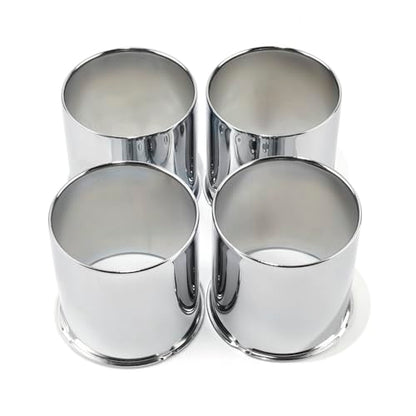 RTrhinotuning 4PCS 4.25inch Push Through Wheel Center Caps Open Chrome Silver Rim Center Caps for 4.25" Truck Trailer RV SUV Wheels Center Bores - color: 1-Chrome