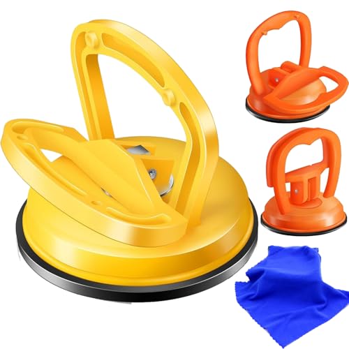 Car Dent Puller Repair Kit,Powerful Car Suction Cup Dent Puller Kit Handle Lifter,Car Dent Removal Kit,Car Dent Remover Tools for Auto Body Dents Remove,Glass,Screen,Tiles Lifting Objects Moving (B) - color: B