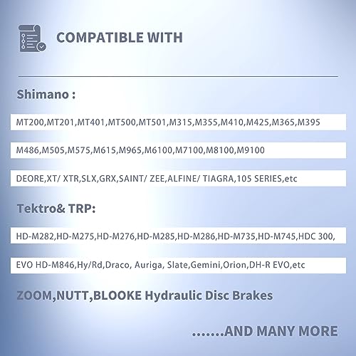 High Performance Bike Brake Mineral Oil - 120ml/4oz - Ideal for Shimano and Tektro Hydraulic Brake Systems, Brake Fluid for MTB/Road Bicycle Hydraulic Disc Brakes