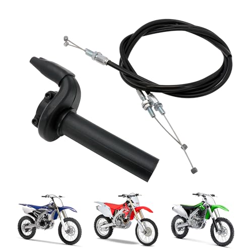 Dirt Bike Throttle Assembly with Throttle Cable