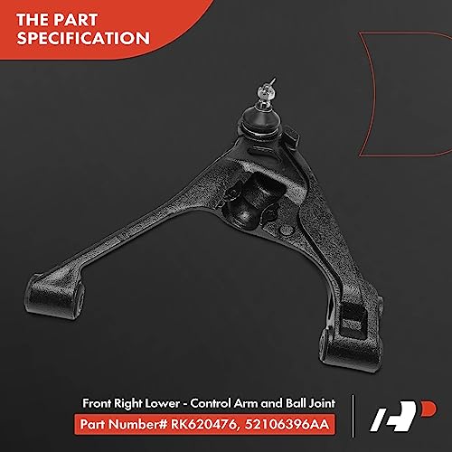 A-Premium 6Pcs Front Suspension Kit, Lower Control Arm, Outer Tie Rod End