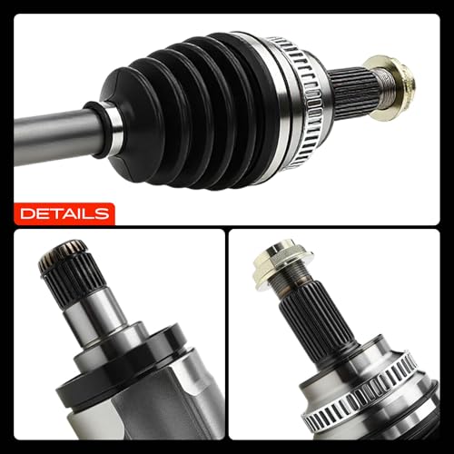 A-Premium Front CV Axle Shaft Assembly for BMW Models - style: Front Driver and Passenger Side