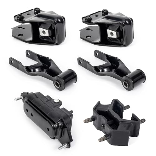 ENA Engine Motor and Trans Mount Set of 6 Compatible with Chevrolet 2006 2007 2008 2009 2010 2011 Impala 2006 2007 Monte Carlo 3.5L Replacement for A2818 A5372 A5372 A2906 A5263 A5263