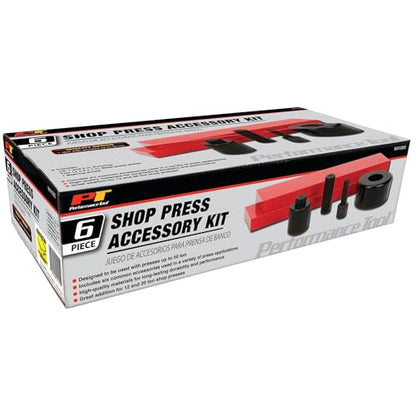 Performance Tool W41065 6-Piece Shop Press Accessory Kit - style: Shop Press Accessory Kit (6pc)
