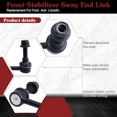 K750388 K750389 Sway Bar Link - Restore Smooth Ride - color: 1*K750388 1*K750389, size: Sway Bar Link