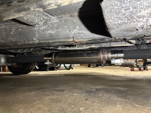 Universal 409 Stainless Muffler Straight-Through Performance Muffler Exhaust, center in | offset out (2") - size: 2"