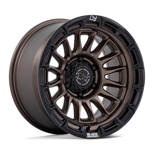 Black Rhino Hard Alloys RIVAL 20X9 5X5.0 5.04 1mm BURNT BRONZE W/MATTE BLK-LP - BR025ZB20905001 - color: BURNT BRONZE W/ MATTE BLK-LP, size: 20X9, 5X5.0, 5.04, 1mm