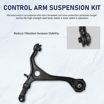 K640289 K640290 Front Lower Control Arm and Ball Joint Assembly Fit for 2003-2007 Honda Accord 2004-2008 Acura TSX -4pc Set