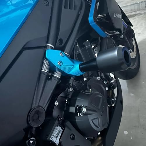 Motorcycle Frame Sliders Engine Guard Anti-Crash Protector for CFMOTO 450SS - color: Blue