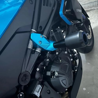 Motorcycle Frame Sliders Engine Guard Anti-Crash Protector for CFMOTO 450SS - color: Black