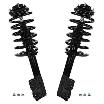 Detroit Axle - FWD 4pc Front Steering Knuckle Kit for Jeep Patriot Compass - size: 4QU48605/ Big strut kit