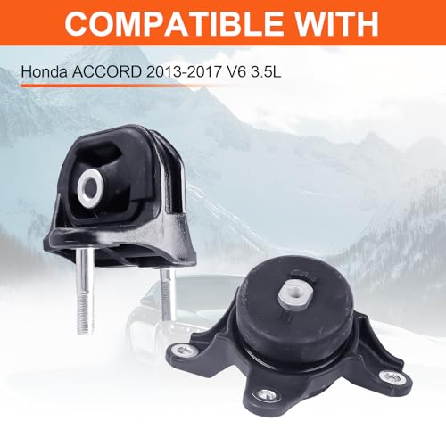 Engine Motor Mount Set & Trans Mount,Replacement for A4561 A65073 - size: Honda Accord 13-17 V6 3.5L