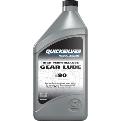 Quicksilver SAE 90 High Performance Gear Lube, 32 oz - size: 32 oz