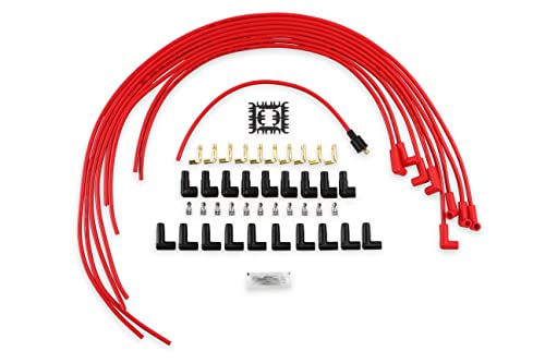 ACCEL 4041R SuperStock 4000 8mm Spark Plug Wire Set, 90° Boots, Red