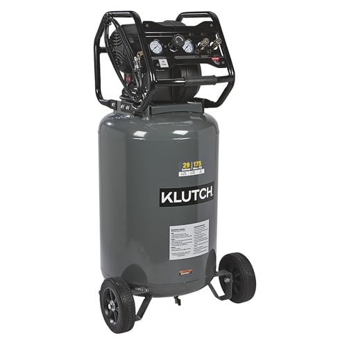 Klutch 29-Gallon Air Compressor, 2.5 HP, 120V, 175 PSI, 5.1 CFM at 90 PSI - size: 29 Gallon