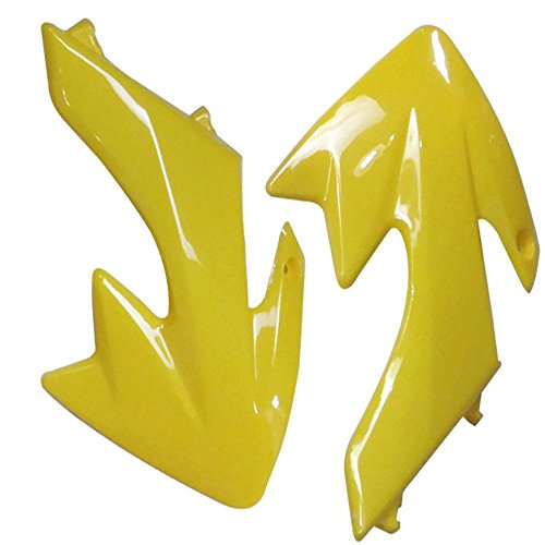 TDPRO Plastic Fairing Body Fender Kit for CRF XR XR50 CRF50 110cc 125cc Pit Dirt Bike (4Yellow+3White) - color: 4Yellow+3White