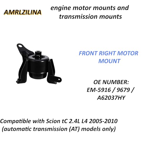 Engine Motor Transmission Mount Kit for Scion tC 2005-2010 - size: 2005‑2010 Scion tC models 2.4L