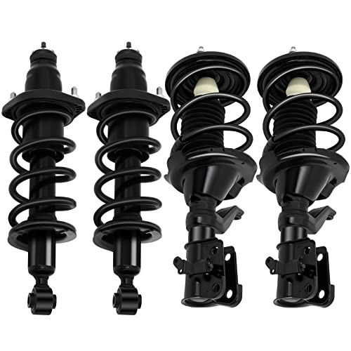AUTOMUTO Front and Rear Strut Spring Assembly for Honda Civic 2001-2005 - size: 4 Pieces Front/Rear Spring Assembly