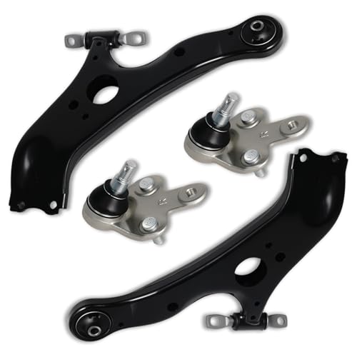 4Pcs Front Lower Control Arm Ball Joint Compatible with Toyota 2011 2012 2013 2014 2015 2016 2017 2018 2019 2020 Sienna K622035 K622036 K500187 K500188 - size: 4Pcs control arm suspension kit