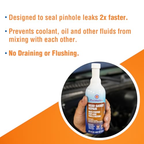 Permatex 30300 Head Gasket Repair - Multi-Purpose Stop-Leak, 16 fl. Oz, Seals Head Gaskets While Preventing Future Leaks - style: Head Gasket Repair