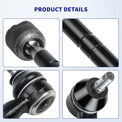 Front Tie Rod Ends Kit for 2007 2008 2009 2010 2011 Toyota Camry, 6Pcs