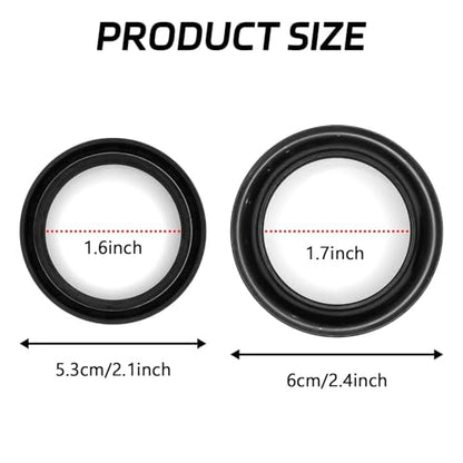 Fork Seals Dust Seal Kit for Honda, Motorcycle Front Fork Oil Seals Dust Seal Wiper Replace Kit for Honda Shadow VLX 600 VT600 1988-2008 Nighthawk 700S CB700SC 1984-1986, Engine Accessories(4PCS)