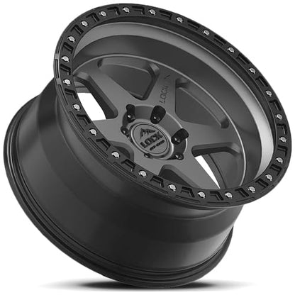 LOCK OFFROAD OLYMPUS-8957MGMBR 18X9-5X127-12et - Matte Grey with Matte Black Ring - color: Matte Grey with Matte Black Ring, size: 18X9 - 5X127 -12et