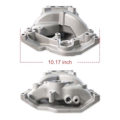 7516 52028 Air-Gap Vortec Intake Manifold for SBC 350 V8 Silver - size: A-2028 Silver